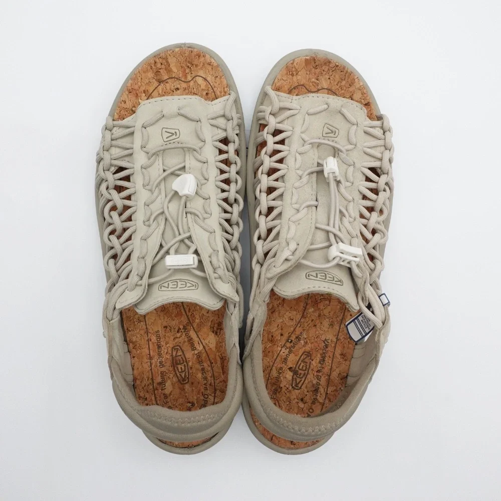 NEW Men's KEEN Uneek 2 OT Open Toe Sandals 1028573 Plaza Taupe